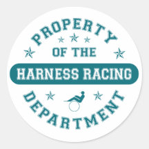 Property of the Harness Racing Department Stickers
