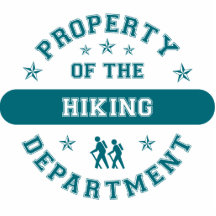 Property of the Hiking Department Photo Cut Outs