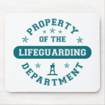 Property of the Lifeguarding Department Mouse Mats