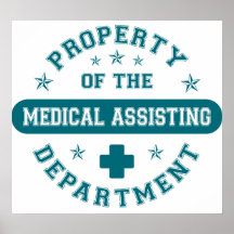 Property of the Medical Assisting Department Posters