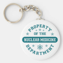 Property of the Nuclear Medicine Department Keychain