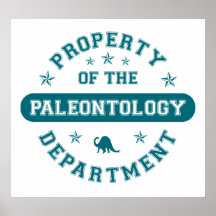 Property of the Paleontology Department Poster