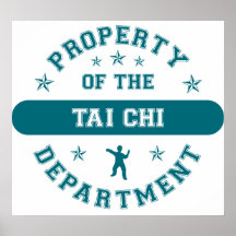 Property of the Tai Chi Department Posters