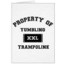 Property of Tumbling Trampoline Card