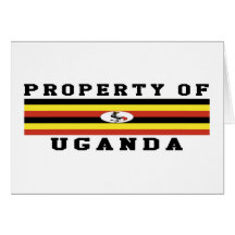 Property Of Uganda Greeting Cards