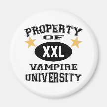 Property Of Vampire University Fridge Magnet
