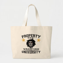 Property Of Vampire University Tote Bags