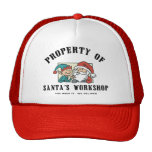 Property Santa's Workshop Gift Trucker Hats