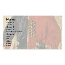 Prophet Solomon By Duccio Di Buoninsegna Business Card
