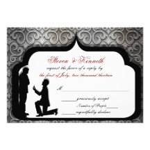 Proposal Gay Wedding/Ceremony RSVP Cards