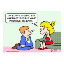 proposal marriage portable benefits post card