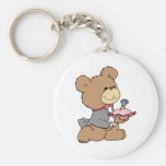 proposal or ring bearer teddy bear design keychains