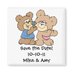 proposal wedding bears save the date refrigerator magnets