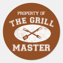 Propriété de maître de gril adhésifs