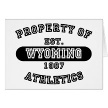 Propriété des chemises du Wyoming Cartes De Vœux
