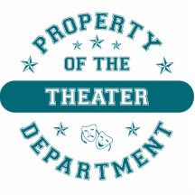 Propriété du département de théâtre photo en découpe