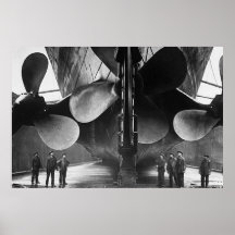 Propulseurs de RMS TITANIC Posters