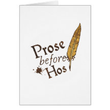 Prose avant Hos Carte De Vœux