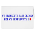 Prosecute Hate, H8 Card