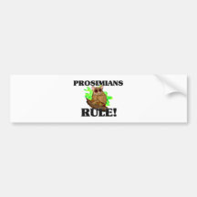 PROSIMIANS Rule! Bumper Stickers