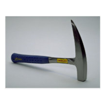 Prospector's hammer postcard