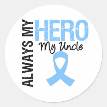 Prostate Cancer Always My Hero My Uncle Stickers