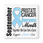 Prostate Cancer Awareness Month Distressed Ribbon magnets