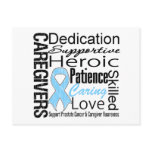 Prostate Cancer Caregivers Collage postcards
