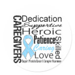 Prostate Cancer Caregivers Collage stickers