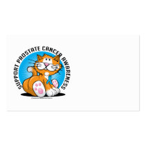 Prostate Cancer Cat Business Card