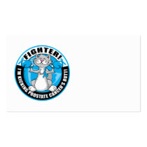 Prostate Cancer Cat Fighter Business Card