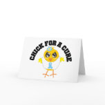 Prostate Cancer Chick For A Cure Greeting Cards