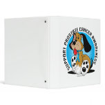 Prostate Cancer Dog Vinyl Binder
