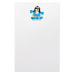 Prostate Cancer Fighting Penguin Personalized Stationery