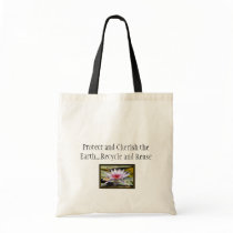Protect and Cherish the Earth Canvas Bag