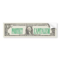 Protect Capitalism Bumper Sticker