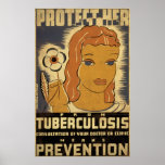 Protect Her From Tuberculosis posters