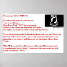 Protect our FOOTPRINTS!