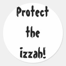 Protect the Izzah! Sticker