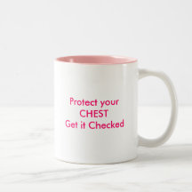 Protect your CHESTGet it Checked Mug