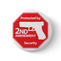 Protected by 2nd Amendment - Red