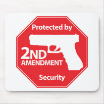 Protected by 2nd Amendment - Red