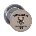 Protected By Pug Button