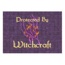 Protected By Witchcraft Business Card