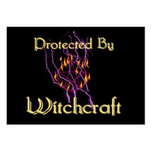 Protected By Witchcraft Business Card Templates