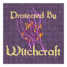 Protected By Witchcraft Personalized Announcement