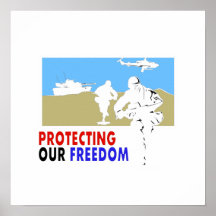 Protecting our freedom posters