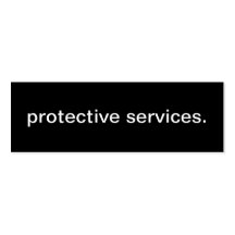 Protection Service Business Card