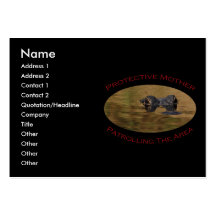 Protective Mother Business Card Template
