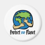 Protégez notre planète magnets